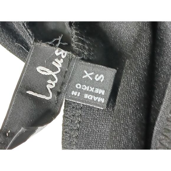 New without tags Lulus Wait For Me Black Long Sleeve Maxi Dress SZ XS - Picture 9 of 11